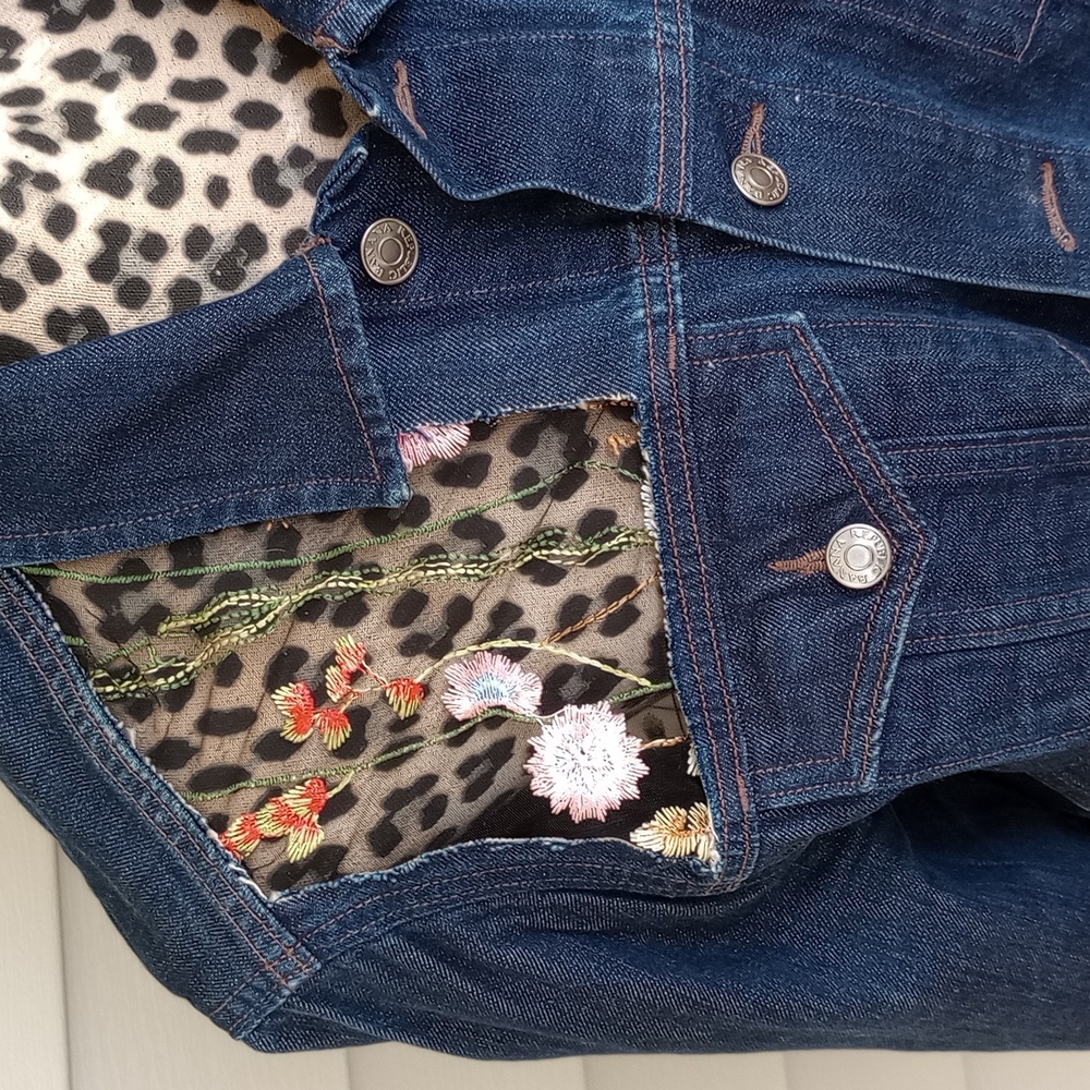 Upcycled Jean Jacket - image 3